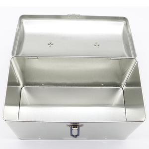 Boîte en métal cylindrique de grande capacité avec poignée, boîte en métal hermétique de qualité alimentaire pour le thé, les biscuits, les bonbons, le chocolat, le stockage de cadeaux, l'emballage - Product Image 4