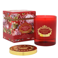 Pot en verre rouge de noël, diffuseur de bougie parfumé avec couvercle en métal, 50 pièces, boîte de luxe décorative personnalisée, pour noël