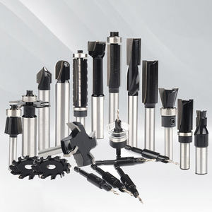 WEIX kenar düzeltici freze uçları 6.35 gömme Trim yönlendirici Bit gömme laminat ile ağaç İşleme giyotin düz Bit rulman - Product Image 6