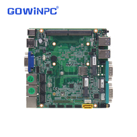 Carte mère industrielle Intel N95 N97 N100 J6412, 3x Gigabit LAN, 1x VGA, LVDS, eDP en option, 2x RS485, DC 12V 9-35V, carte PCBA