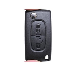Chiave remota a 2 pulsanti con lama VA2, batteria su circuito stampato, senza Transponder per Peugeot, Citroen, Berlingo, Fiat - Product Image 1