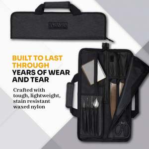 Muestra Gratuita, Bolsa de Herramientas de Cocina Impermeable con Logotipo Personalizado, Bolsa Profesional para Cuchillos de Chef Vintage, Mochila - Product Image 3