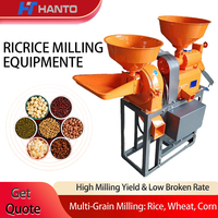 Nouvelle machine combinée 2025 pour décortiquer le riz (100 kg/h) et broyer le maïs (moulin à farine et pulvérisateur) pour la ferme