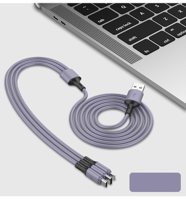 3 в 1 5A Быстрый зарядный кабель из жидкого силикона Micro USB USB-C Type-C кабель для зарядного устройства для меня + чехол для телефона huawei samsung xiaomi кабель провод