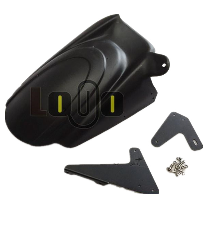 Rear Tire Hugger Fender Mudsling Mudguard Mudflap Mud Flap Splash Guard Black For KAWASAKI Versys KLE 650 KLE650 LE650 2007-2020