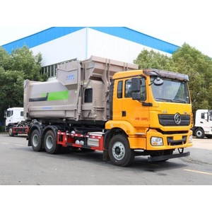 รถบรรทุก SHACMAN 6*4 แบบ Hook Lift ยกตู้คอนเทนเนอร์ 20 ตัน รถบรรทุกขยะแบบ Hook Lift - Product Image 3