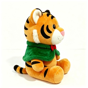 Peluche de tigre navideño personalizado, peluche de tigre con temática festiva, lindo peluche de tigre de compañía, peluche de tigre para decoración de cuarto de niños - Product Image 4