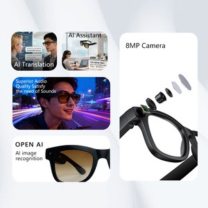 高品質AI搭載Bluetoothスマートグラス、HDビデオ録画、写真撮影、リアルタイム翻訳機能付き - Product Image 5
