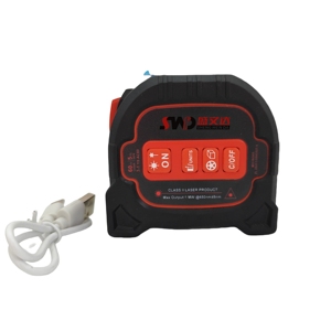 Medidor de Distancia Láser con Precio de Fábrica, <span class=keywords><strong>Cinta</strong></span> Métrica Automática Inteligente, Medidor Láser Electrónico 3 en 1 - Product Image 2