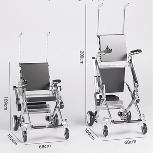 Deambulatori <span class=keywords><strong>Elettrici</strong></span> Automatici Premium in Alluminio, Capacità di Carico 100kg, Velocità di Marcia 6km/h, Altezza Regolabile per Maggiore Comfort - Product Image 2