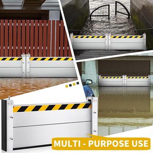 Compuertas de Aluminio Desmontables de Alta Calidad, Barreras Contra Inundaciones, Paneles de Control de Inundaciones Premium, Barrera Contra Inundaciones de Montaje Rápido - Product Image 6