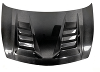 Capot avant ventilé de style JSA pour Honda Civic FD2 CIIMO 2006-2015, en fibre de carbone, couvre-capot moteur, pièces de carrosserie extérieures de voiture