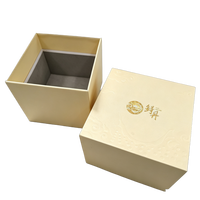 Boîte en carton dorée de qualité supérieure, boîte pour montre, emballage en carton doré, impression UV pour flacon de parfum, boîte cadeau beauté