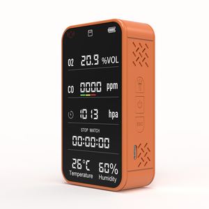 8 में 1 रिचार्जेबल गैस डिटेक्टर पोर्टेबल कार्बन मोनोऑक्साइड मॉनिटर ओ 2 मीटर ऑक्सीजन स्टॉप को एसडी कार्ड के साथ थर्मो-हाइग्रोमीटर - Product Image 4
