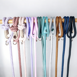 Correa Redonda Manos Libres para Perro de Cuerda de Tela Fuerte para Entrenamiento de Alpinismo en Múltiples Colores para Proveedores de Mascotas - Product Image 3