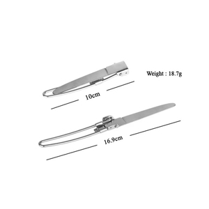 <span class=keywords><strong>Set</strong></span> di posate pieghevoli in acciaio inossidabile per campeggio, <span class=keywords><strong>set</strong></span> portatile di coltello, forchetta e cucchiaio per campeggio, picnic e viaggi all'aperto - Product Image 6