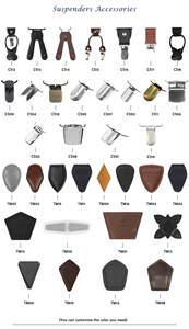 Tirantes de Cuero PU Elegantes para Hombre, Duraderos, Elásticos, de Última Moda, con Diseño en <span class=keywords><strong>Y</strong></span>, Ajustables con Metal <span class=keywords><strong>y</strong></span> Acero - Product Image 5