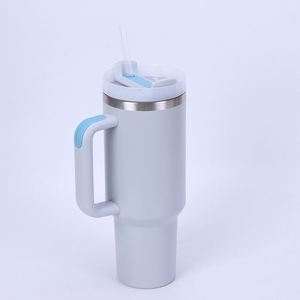 Vaso Térmico de Acero Inoxidable de Doble Pared de 30 Oz, Taza de Viaje con Asa, Logotipo Personalizado, Deportivo, Venta Caliente de Fábrica - Product Image 3
