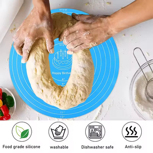 Cheap Price Decorating Table Household Dough Kneading Pastry Tools Round Non-Slip Silicone <b>Rolling</b> Cake <b>Mat</b> for Baking - Product Image 6