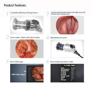 IKEDA 9122 Tragbare Endoskopie kamera Medizinische Bildgebung geräte HD-Endoskop kamera für HNO/Laparoskopie/Hysteros kopie/Urologie
