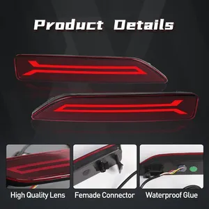 2 Piezas de Reflectores LED Traseros para Parachoques, Estándar, Gran Venta, Sin Errores, para <span class=keywords><strong>Honda</strong></span> CR-V 2007 2008 <span class=keywords><strong>2009</strong></span> 33555SWAH01 - Product Image 3