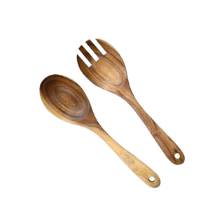 Handgefertigter Umweltfreundlicher Holz-Salatbesteck Küchenutensil Neues Heim- & Küchenwerkzeug von Handicrafts World Corporation - Product Image 1