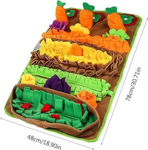 Tapis de distribution de nourriture lente pour chien, tapis de renifflement interactif pour animaux de compagnie, tapis d'entraînement pour chiots, fournitures d'alimentation pour chiens - Product Image 4