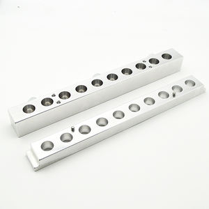 Плоские алюминиевые помадные палочки с 10 емкостями, заполняющая форма, создание бальзамов для губ, формы для наполнения, косметика, консилер, форма для палочек - Product Image 4