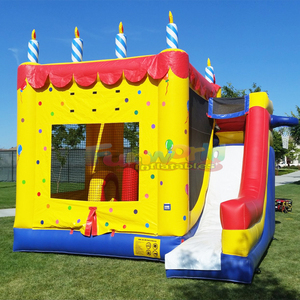 Castillo hinchable de cumpleanos happy birthday jumping castle <b>inflatable</b> bounce <b>house</b> for kids outdoor party - Product Image 6