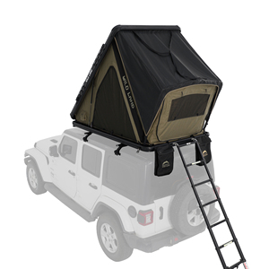 Solar Powered Rooftop Tent 300W Hard Car Roof Tent Ultra Lightweight Slim Design SUV Pickup Camping Tent Quick Open VMS-RT-LS130 - Product Image 1