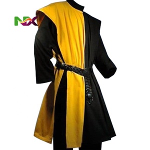 Costume da Cavaliere Templare <span class=keywords><strong>Medievale</strong></span> per <span class=keywords><strong>Uomo</strong></span>, Tunica Senza Maniche per Halloween, Camicia da Guerriero, Armatura da Cavaliere, Tabarro Vintage - Product Image 6