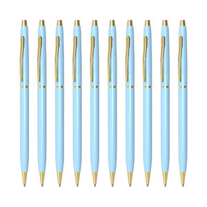 Bolígrafo de Metal de Lujo Personalizado al por Mayor en China, Bolígrafo Delgado con Mecanismo de Giro - Product Image 2