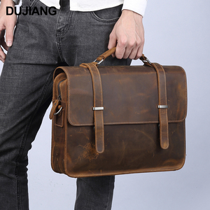 Sac <span class=keywords><strong>pour</strong></span> <span class=keywords><strong>ordinateur</strong></span> portable <span class=keywords><strong>pour</strong></span> hommes d'affaires, sac à bandoulière en <span class=keywords><strong>cuir</strong></span> véritable <span class=keywords><strong>pour</strong></span> <span class=keywords><strong>ordinateur</strong></span> de bureau, sac <span class=keywords><strong>pour</strong></span> hommes, sac à main, mallette en <span class=keywords><strong>cuir</strong></span> Crazy Horse - Product Image 3