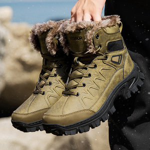 Bottes de <span class=keywords><strong>randonnée</strong></span> en plein air pour hommes automne hiver chaussures de sport en gros transfrontalières bottes de <span class=keywords><strong>neige</strong></span> chaudes - Product Image 3