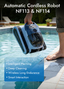 NF114 Nettoyeur de <span class=keywords><strong>piscine</strong></span> robotisé de haute qualité, <span class=keywords><strong>robot</strong></span> nettoyeur automatique sans fil, équipement de nettoyage portable pour les piscines enterrées - Product Image 2
