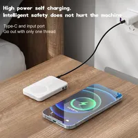 Station d'alimentation portable à charge rapide PD 20W, charge magnétique sans fil, design ultra-fin, entrée Type-C, batterie Li-polymère, iPhone
