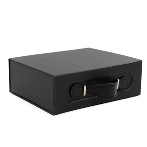 Caja de Embalaje de Papel para Maletas con Logotipo Personalizado, Caja de Regalo en Forma de <span class=keywords><strong>Libro</strong></span>, Impresión en Serigrafía con Lámina Dorada para Regalos de Boda y Festivales - Product Image 1