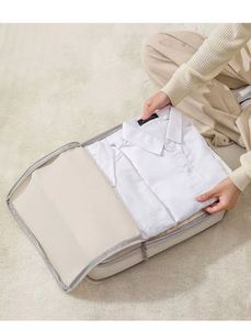 Lot de 8 sacs de rangement de voyage légers et compressibles pour bagages, vente en gros d'usine, incluant des cubes de rangement pour linge et chaussures - Product Image 4
