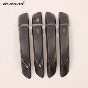 Accessoires extérieurs en fibre de carbone WZXD RHD, couvre-poignées de porte, autocollants de voiture 2020 pour DMAX - Product Image 3