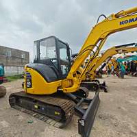 Excavatrice Komatsu PC40MR d'occasion de haute qualité, 4 tonnes, peinture non affinée, pour travaux de construction