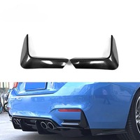 Diffuseurs de pare-chocs arrière en fibre de carbone sèche pour BMW F80 M3 F82 F83 M4 2014-2018