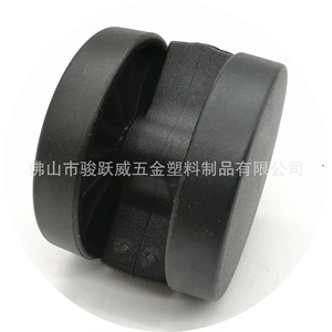 Roulettes pour meubles, roue noire silencieuse pivotante de 60mm de diamètre pour accessoires de chaise de bureau - Product Image 3