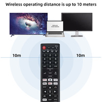 Mando a distancia universal compatible con LG Smart TV LCD LED UHD QLED 4K HDR, mando a distancia para TV V2, 1 unidad