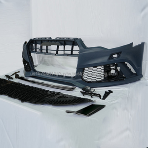 Nuevo Parachoques Delantero de Alta Calidad Marca PNB para Audi A6 C7 S6 12-15, Estilo RS6 C7.5 16-18, Kit Negro Brillante - Product Image 5