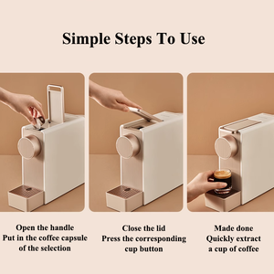 Cafeteras Totalmente Automáticas para el Hogar, Pequeñas Oficinas, Espresso Portátil, Mini Cápsula con Capacidad de 620 ml, Cafetera de Cápsulas - Product Image 4