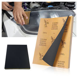 קשיות גבוהה רטוב יבש סיליקון מרובע סיליקון קרביד סיבי נייר חול שוחק גיליון נייר פולח לשחיקה לרכב - Product Image 1
