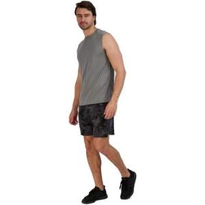 Custom Athletic <b>Men's</b> Chaser Spandex Sport <b>Shorts</b> 7\" Inseam <b>Woven</b> Running Workout Basketball Training Elastic Waist Logo - Product Image 1