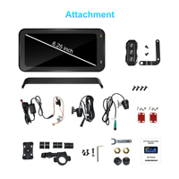 Carplay nirkabel motor Android Auto GPS layar navigasi dengan 6.25 inci layar sentuh tahan air IPX7 Dashcam