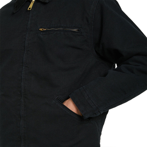 Nouveau Style Vestes <span class=keywords><strong>De</strong></span> Mode En Toile <span class=keywords><strong>De</strong></span> Coton Doublure Rembourrée Vestes <span class=keywords><strong>De</strong></span> <span class=keywords><strong>Travail</strong></span> Chaudes Pour Hommes Avec Poche À Fermeture Éclair - Product Image 4