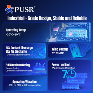 PUSR X86 Ordinateur industriel intégré Contrôleurs IoT <span class=keywords><strong>Mini</strong></span> Pcs Sans Ventilateur RJ45 Gigabit Ethernet I3 I5 I7 7200U Tout en Un Pc - Product Image 3